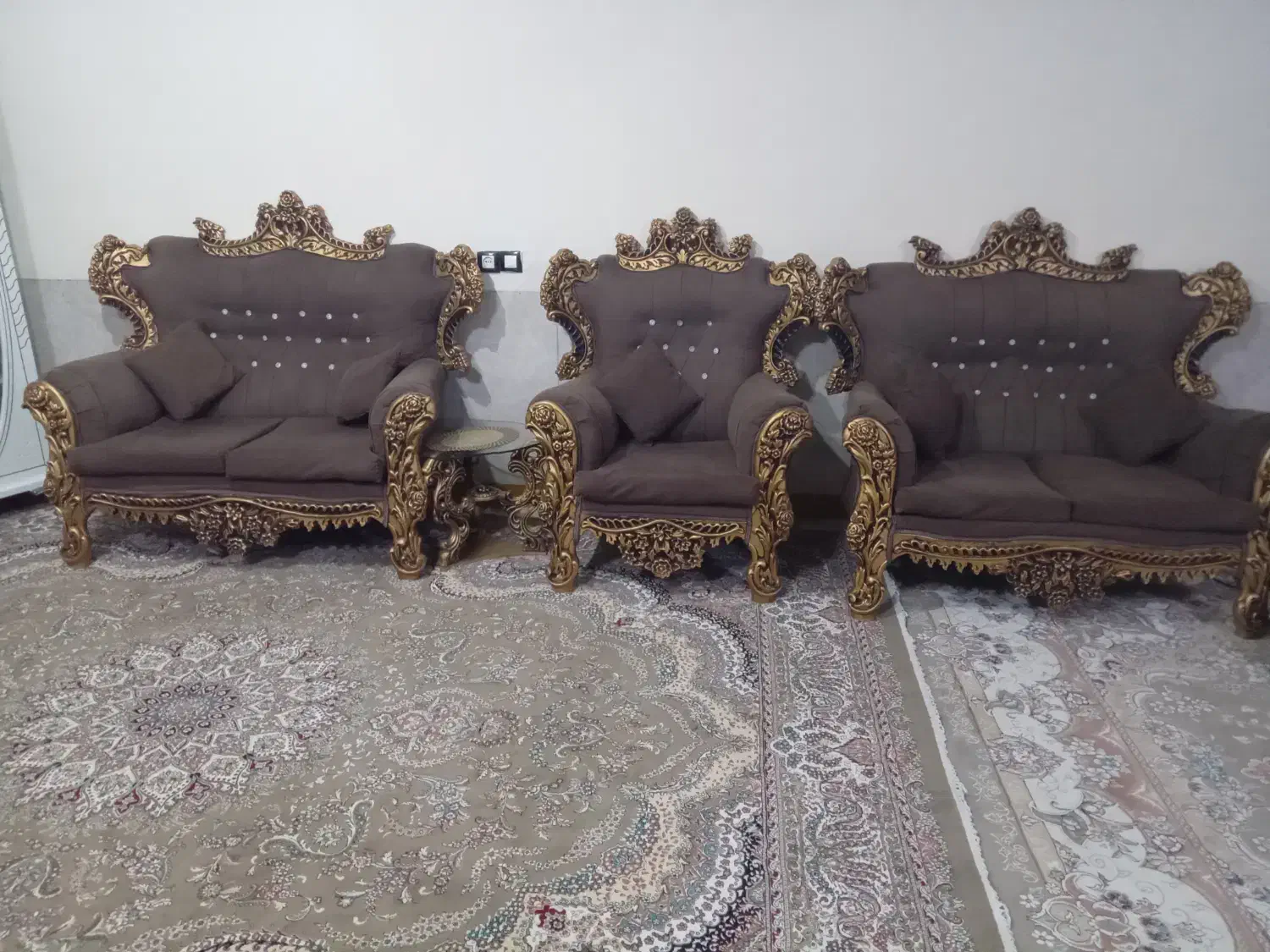 مبل سلتنطی ۹ نفره|مبلمان خانگی و میز عسلی|شباب, |دیوار