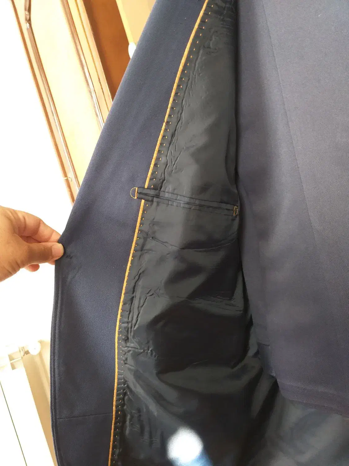 کت شلوار مجلسی سایز ۴۸ الی ۵۰ رنگ سرمه ای|لباس|سهند, |دیوار