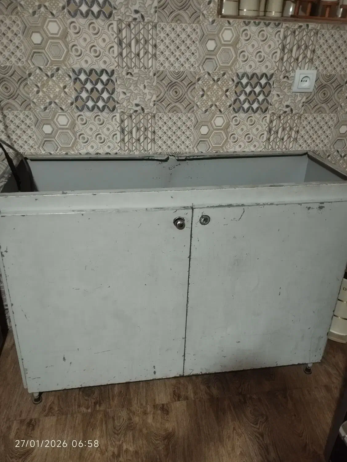 کابینت فلزی مناسب سینک|آب‌چکان و نظم‌دهنده ظروف|کرمان, |دیوار