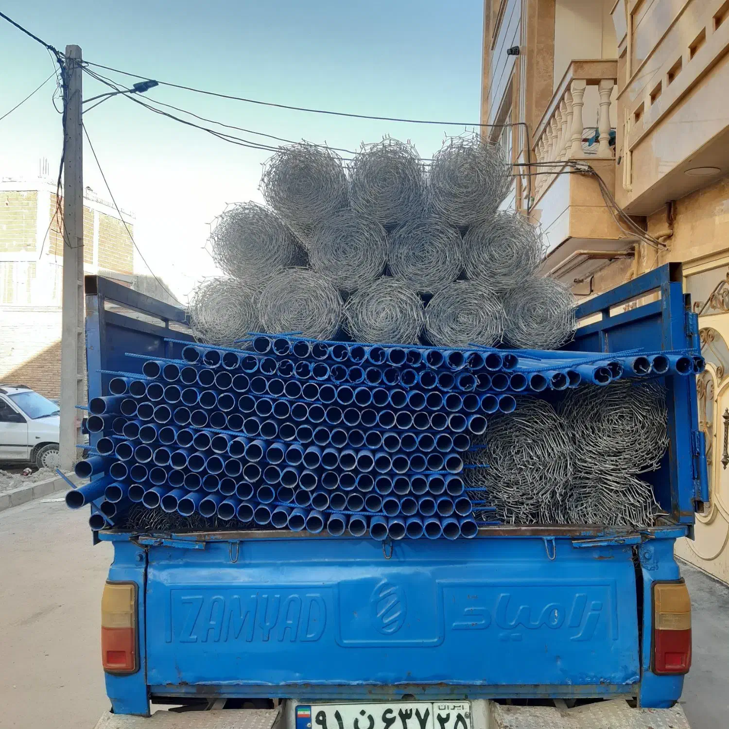 فنس حصاری اردبیل و توری و پایه فلزی|مصالح و تجهیزات ساختمان|اردبیل, |دیوار