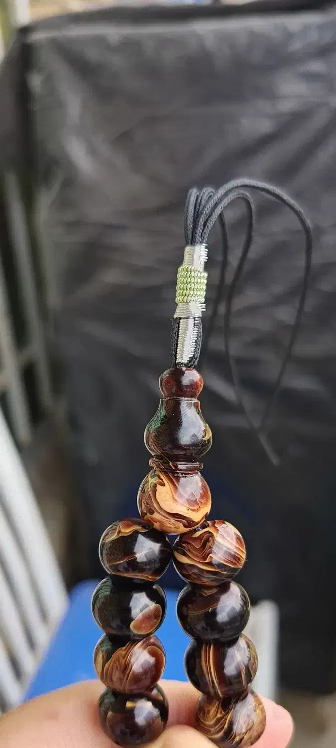 تسبیح کهربا سایز14حسین معتقدی کلکسیونی|کلکسیون اشیاء عتیقه|کرمانشاه, |دیوار