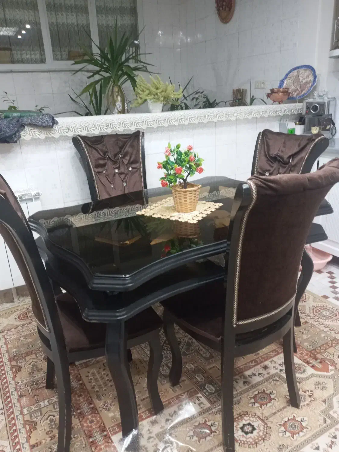 میز ناهارخوری|میز و صندلی غذاخوری|نهاوند, |دیوار