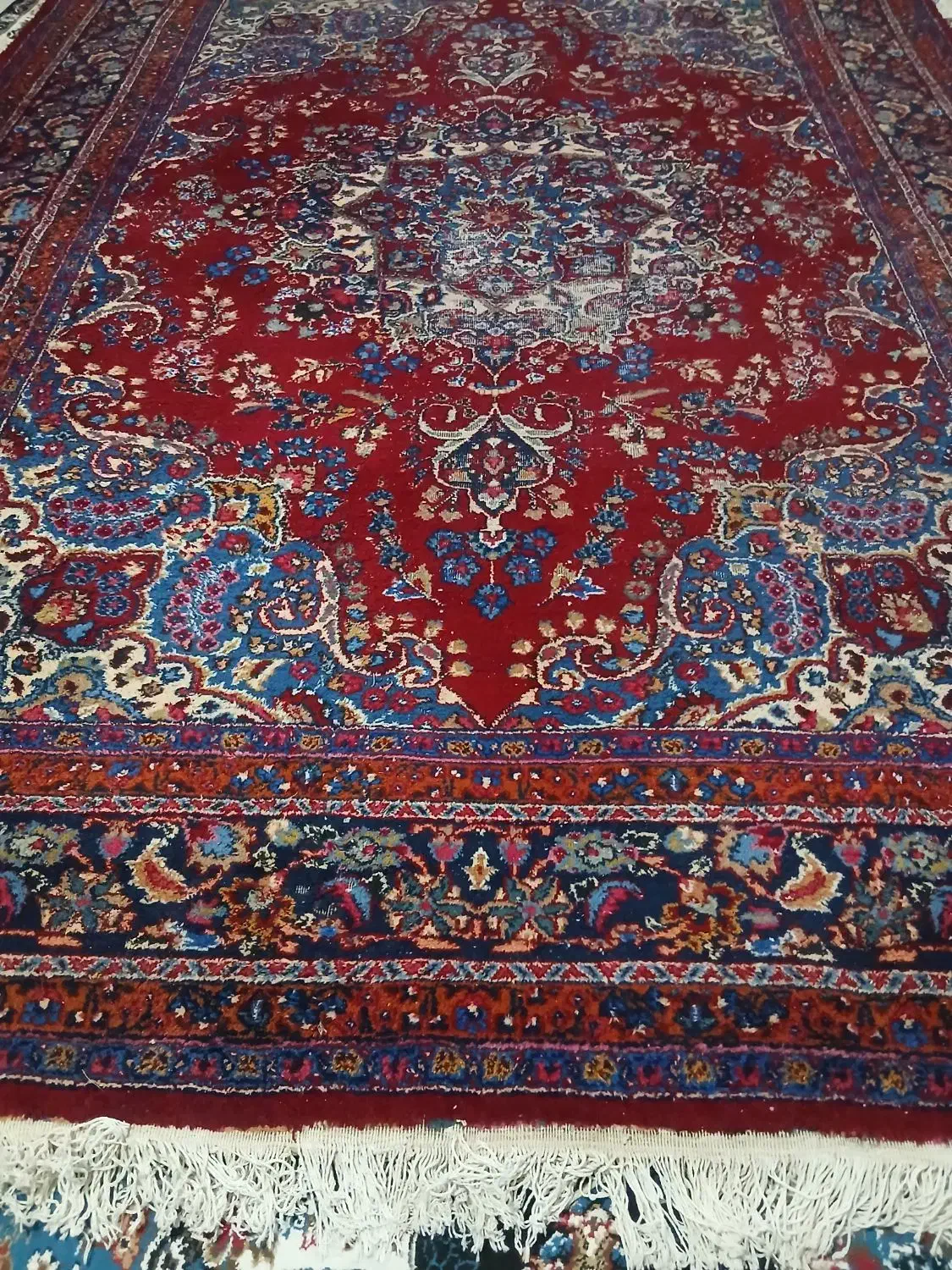 فرش دسبافت جفت دوتا ۹متری|فرش|بجنورد, |دیوار