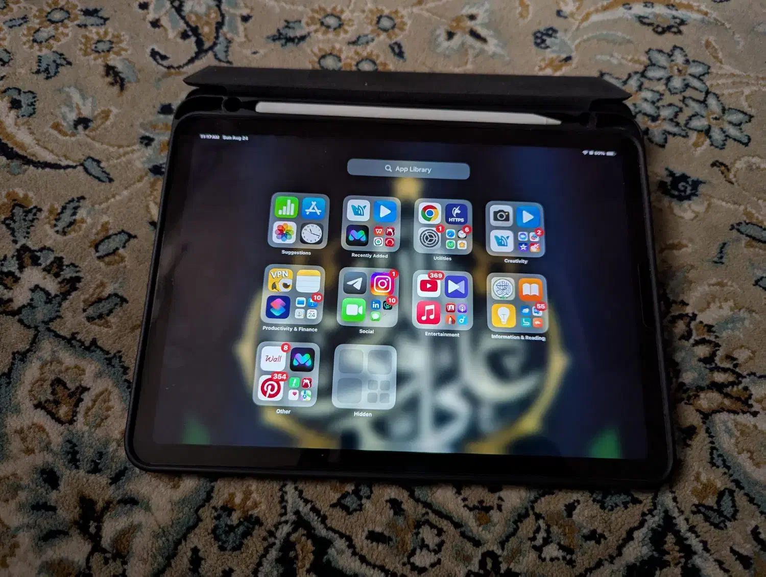 آیپد ایر ۵ به همراه قلم و دوعدد کیفIpad Air 5th|تبلت|اصفهان, گلزار|دیوار