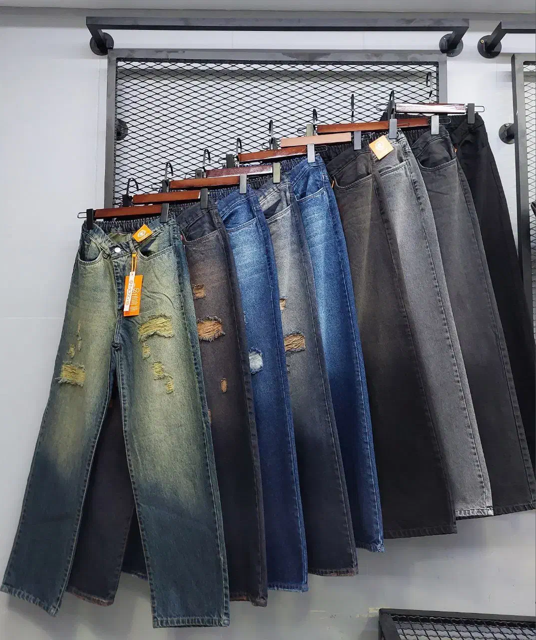 شلوارجین  نیم بگ زنانه|لباس|اردبیل, |دیوار