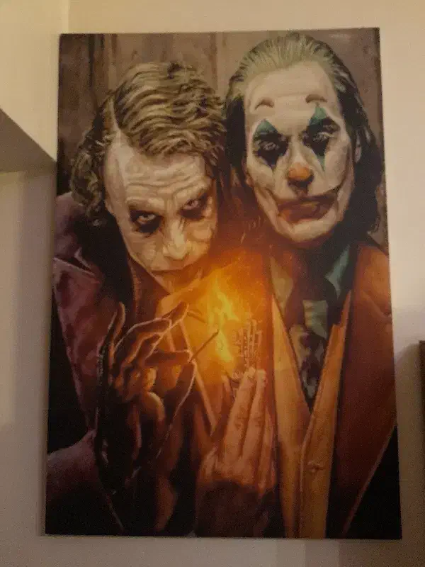 تابلو چاپی طرح جوکر|تابلو، نقاشی، عکس|اندیشه, اندیشه فاز ۴|دیوار