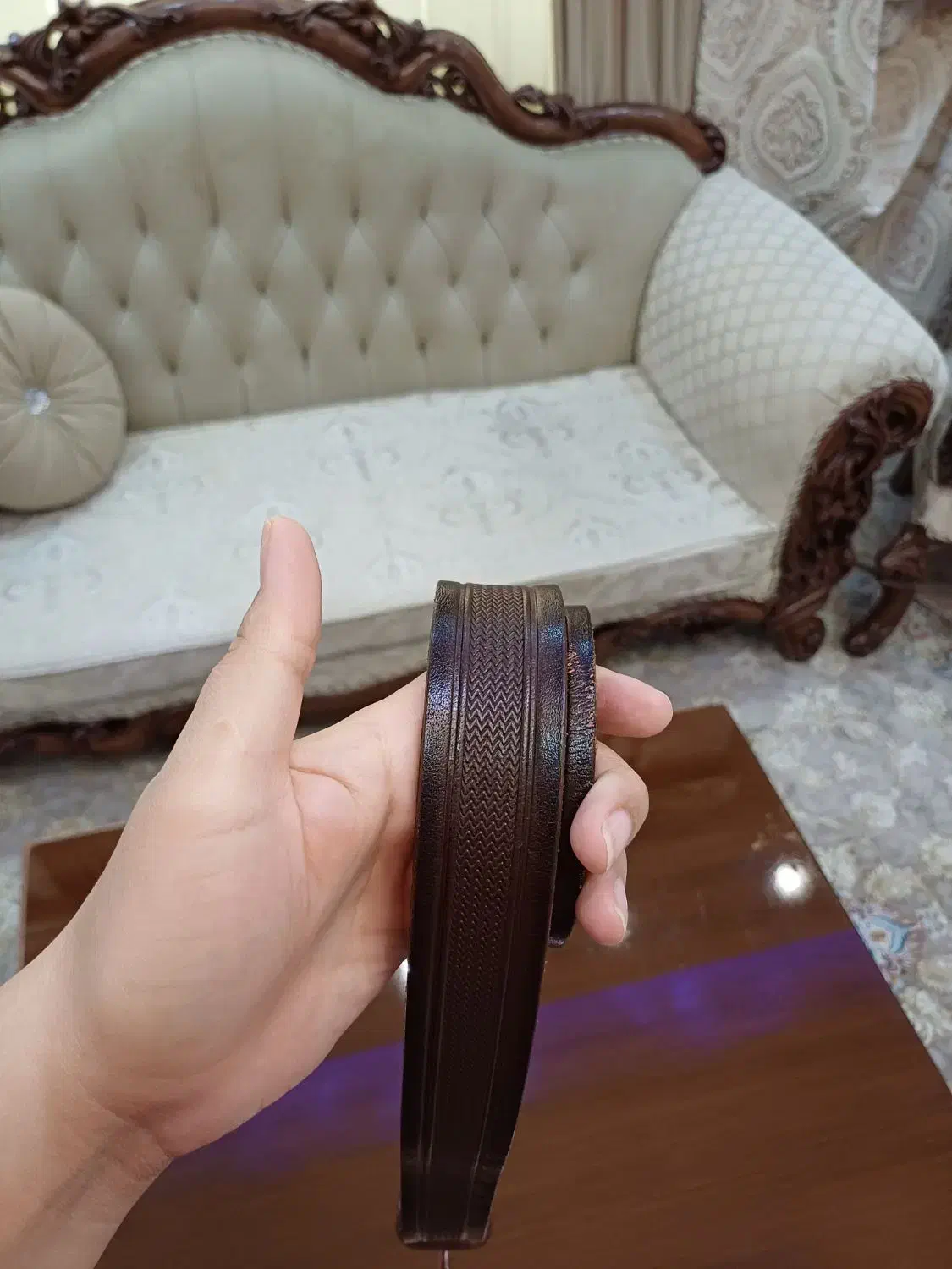 کمربند چرم گاومیش|کیف، کفش، کمربند|اندیشه, اندیشه فاز ۶|دیوار