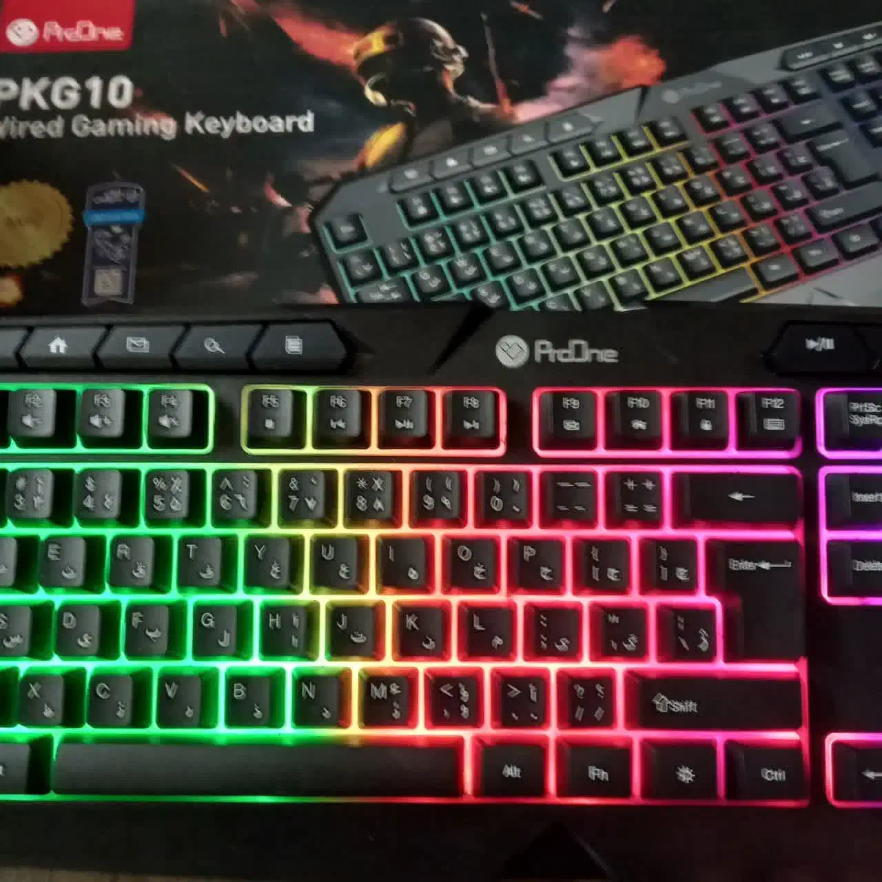 کیبورد RGB|رایانه رومیزی|قم, بکایی|دیوار