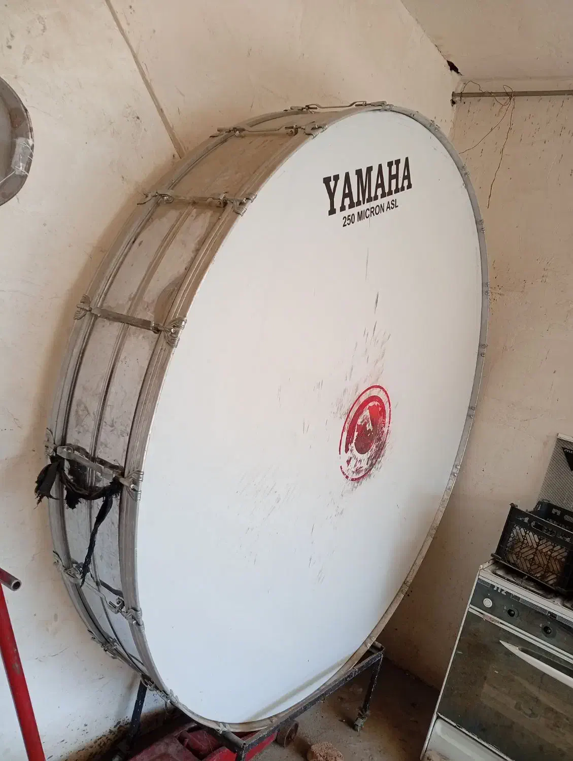 طبل 2متری  استیل|درام و پرکاشن|بروجرد, |دیوار