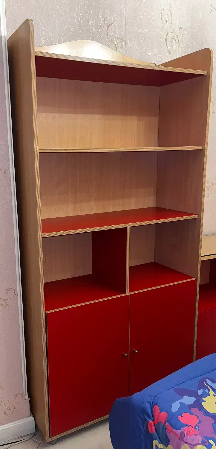 کتابخانه بزرگ و جادار|کتابخانه، شلف، قفسه‌های دیواری|تهران, دروس|دیوار