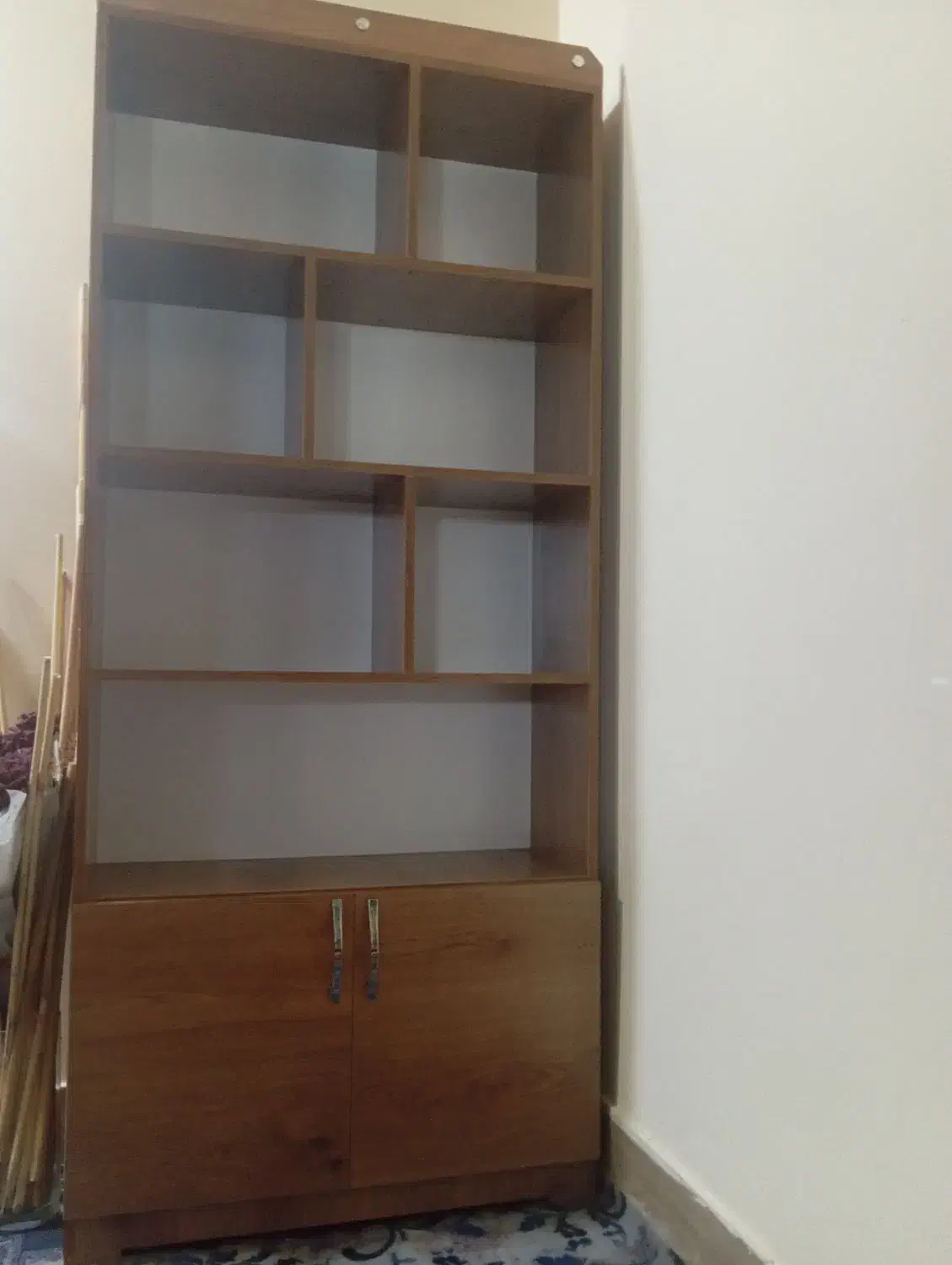 کتابخانه|کتابخانه، شلف، قفسه‌های دیواری|بندر کنگان, |دیوار