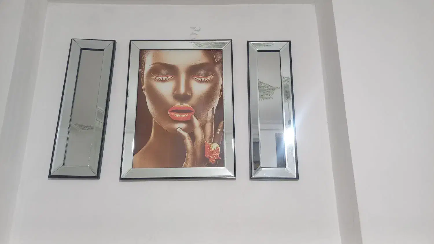 تابلو اینه ای ۳تیکه|تابلو، نقاشی، عکس|سنندج, |دیوار