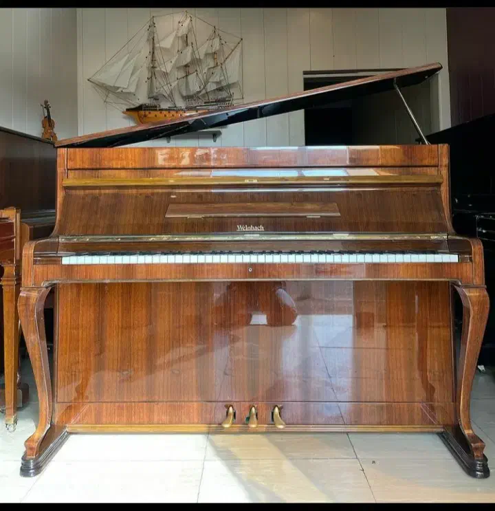 پیانو کلاسیک ساخت کشور جمهوری چک|پیانو، کیبورد، آکاردئون|تربتحیدریه, فرمانداری|دیوار