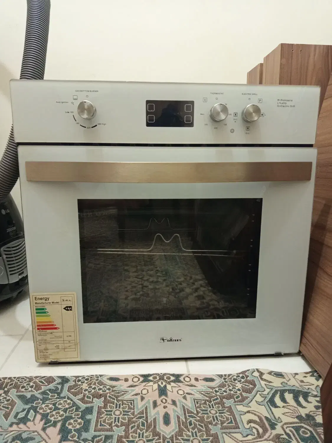 فر توکار گاز و برق داتیس|اجاق گاز و لوازم برقی پختوپز|پرند, فاز ۶|دیوار