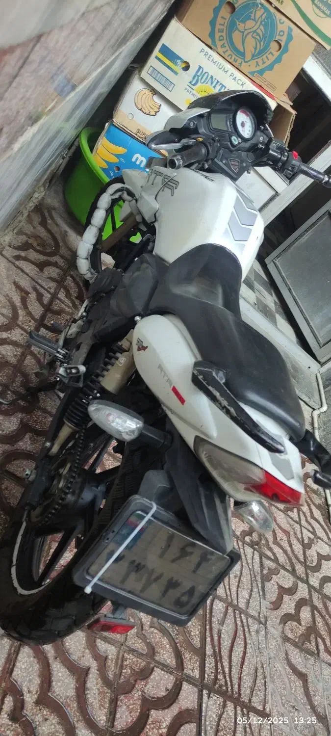 موتور آپاچی مدل 89 سفید|موتورسیکلت|ری, سیزده آبان|دیوار