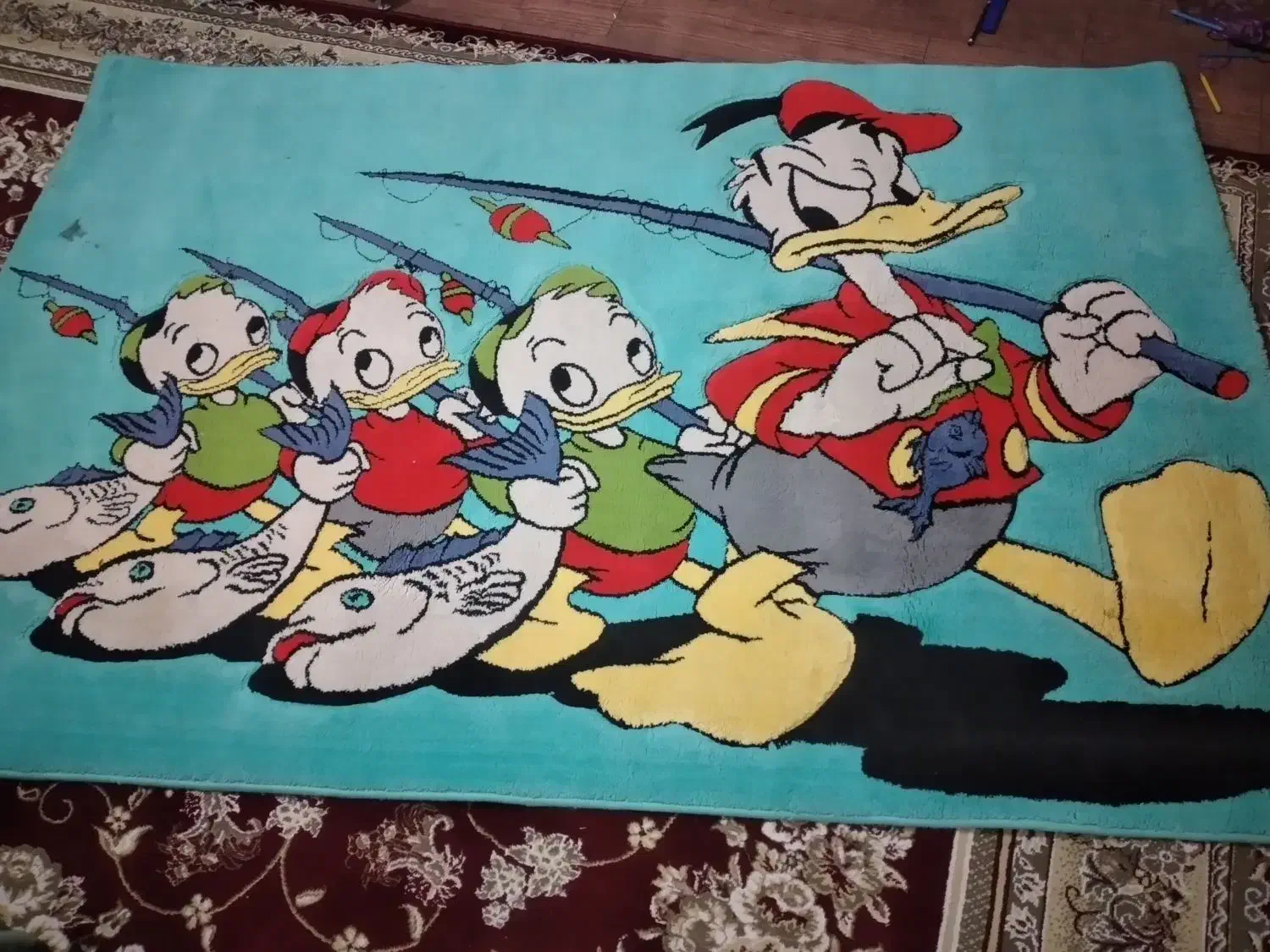 فرش اتاق کودک کاملا سالم|فرش|فلاورجان, |دیوار