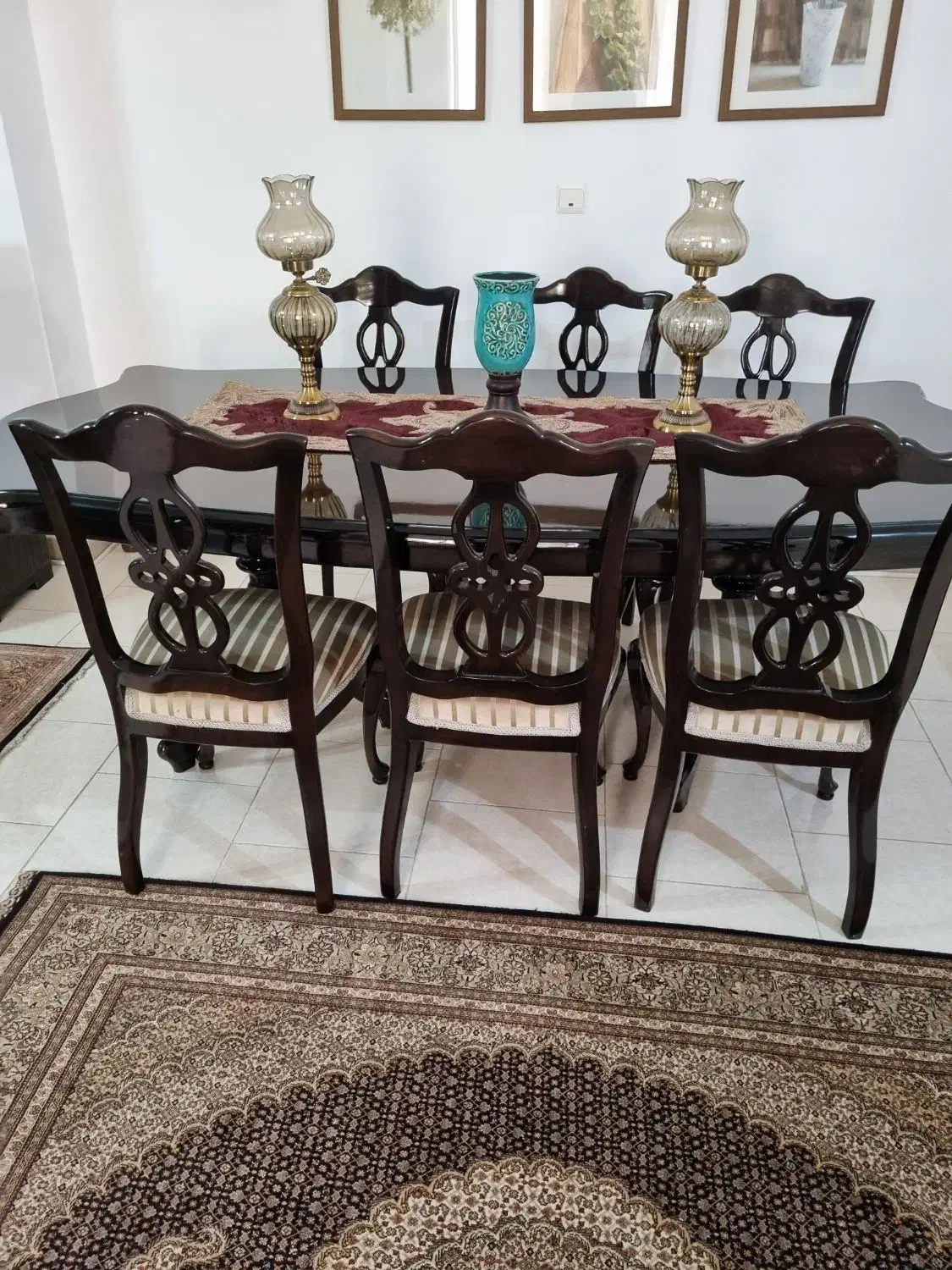 میز ناهار خوری ۸نفره|میز و صندلی غذاخوری|نوشهر, |دیوار