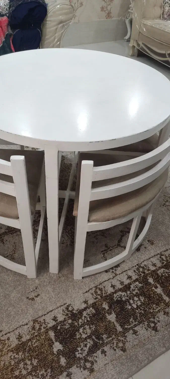 باسلام میز ناهاری  4نفره|میز و صندلی غذاخوری|شیراز, شریف‌آباد|دیوار