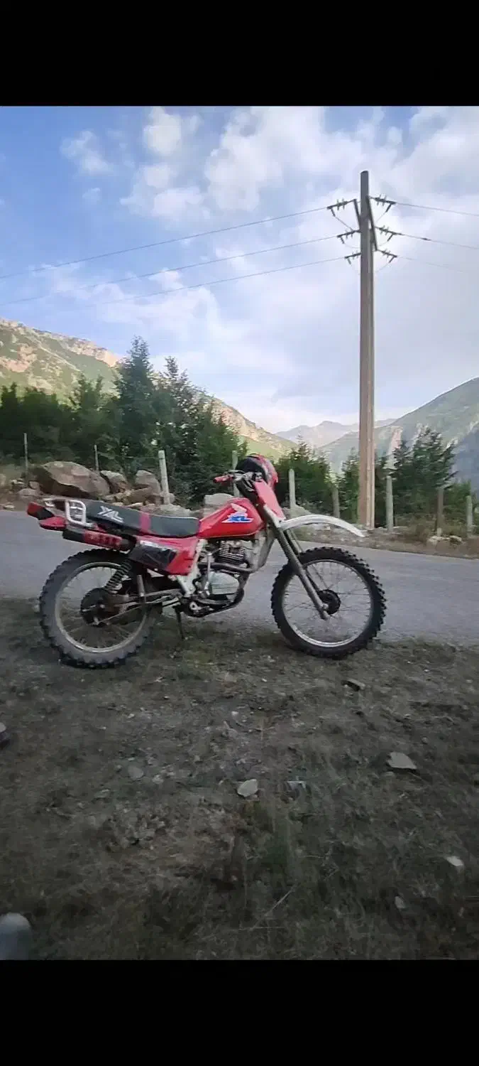 هندا xl200تقویت شده استارتی|موتورسیکلت|قزوین, |دیوار