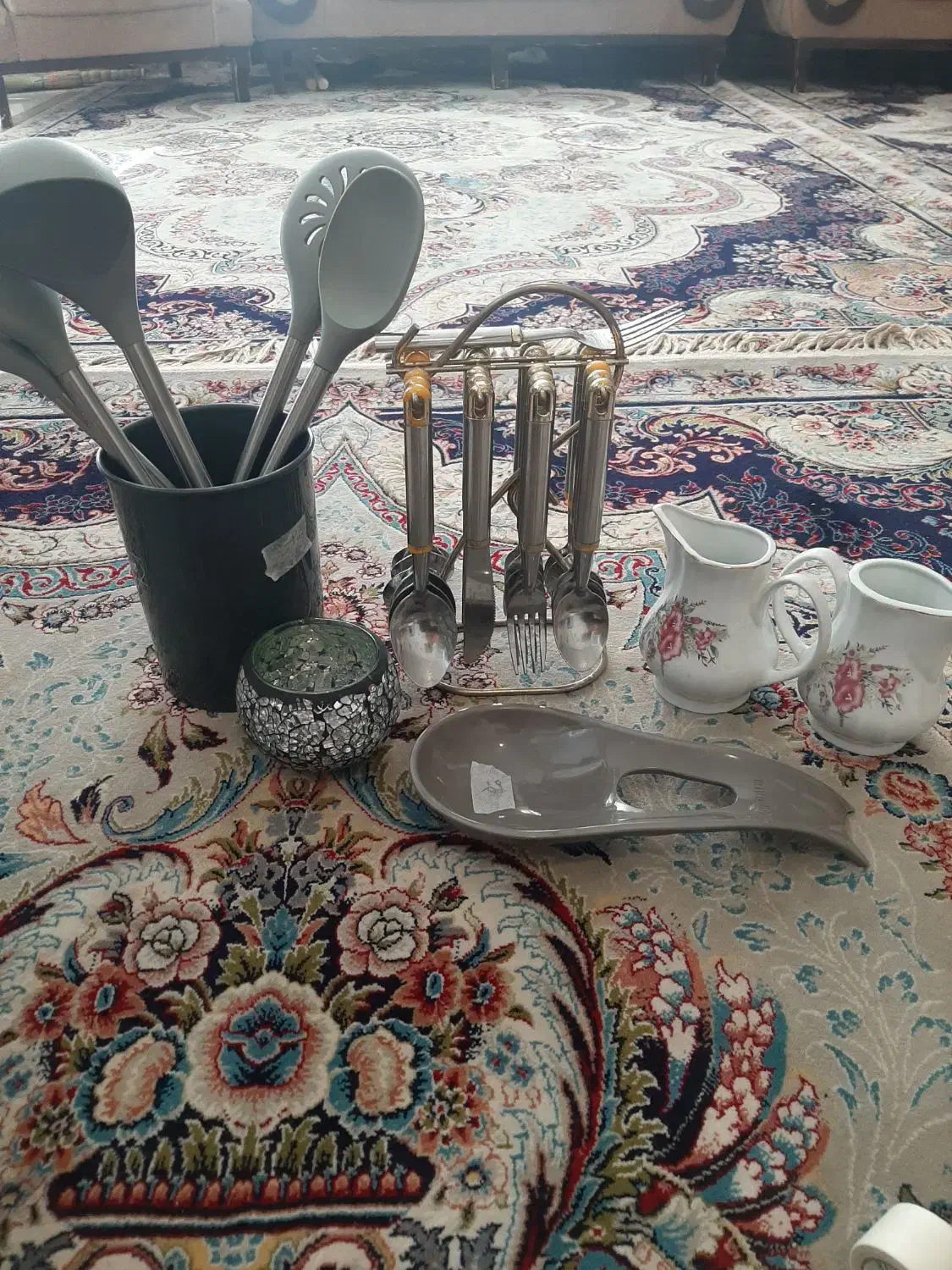 ست کفگیر سیلیکونی|حراج|بروجرد, |دیوار