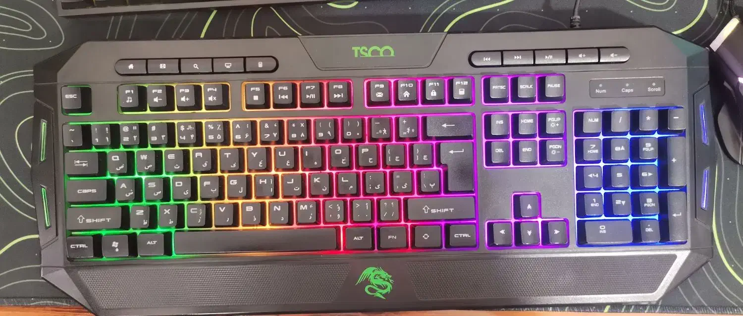 کیبورد گیمینگ تسکو|قطعات و لوازم جانبی رایانه|ملایر, |دیوار