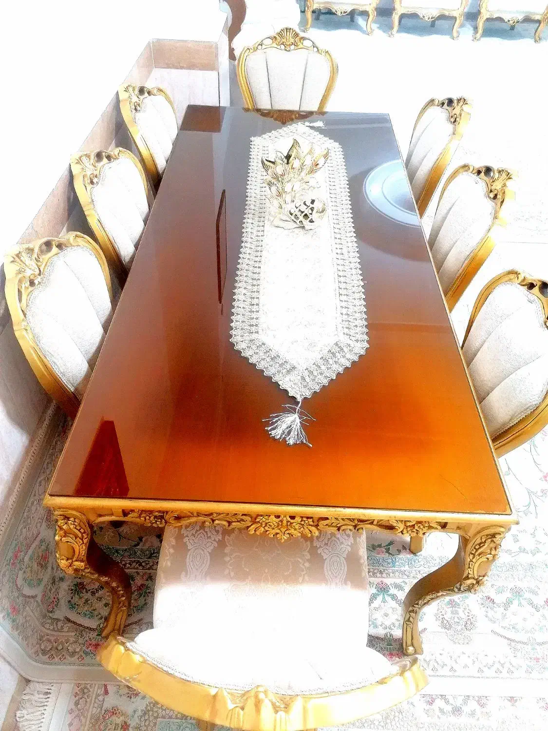 میز غذا خوری|میز و صندلی غذاخوری|فشاپویه, |دیوار