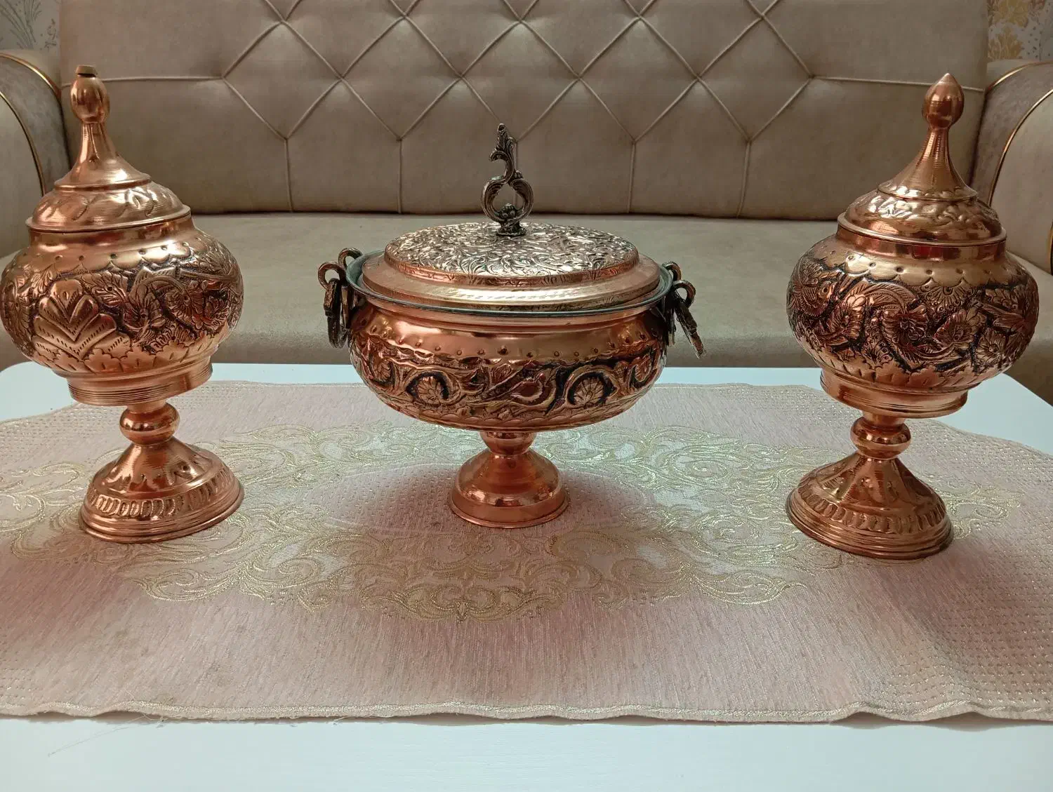 ظروف مسی|ظروف سرو و پذیرایی|بروجرد, |دیوار