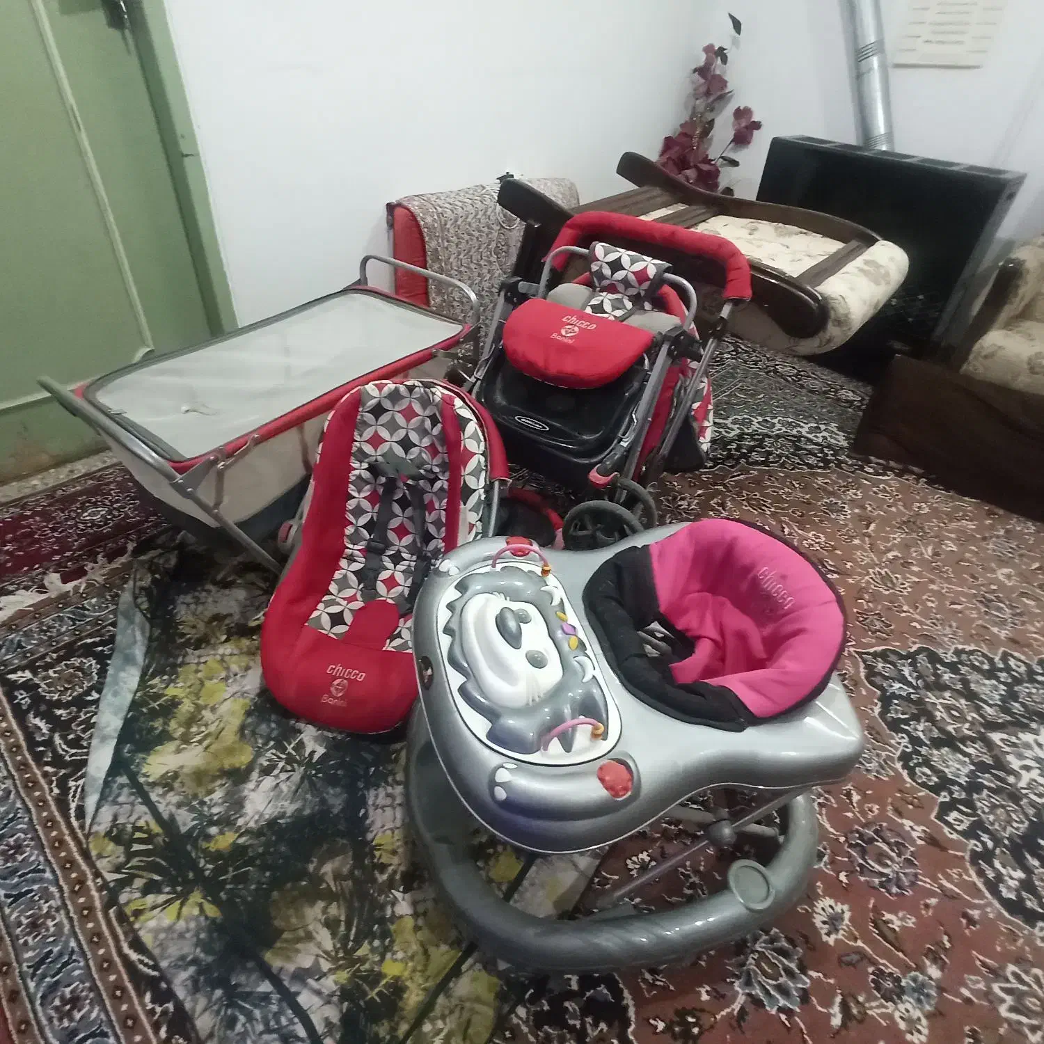 فروش ست کامل کالسکه و روروئک|اسباب و اثاث بچه|یزد, |دیوار