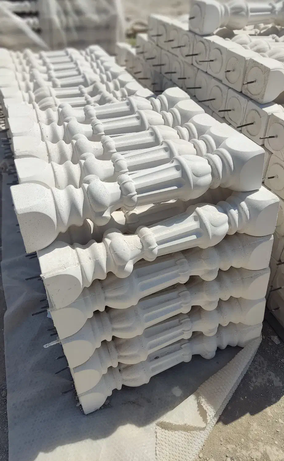 نرده سراهی - 60 سانتی تا 90 سانتی طرح سنگی جام|مصالح و تجهیزات ساختمان|طارم, |دیوار