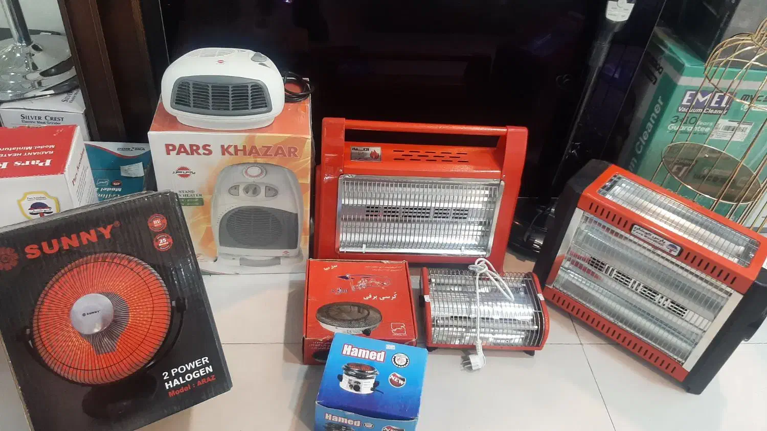 پخش انواع بخاری برقی وگازی و هیتر|بخاری، هیتر، شومینه|مشهد, کوشش|دیوار