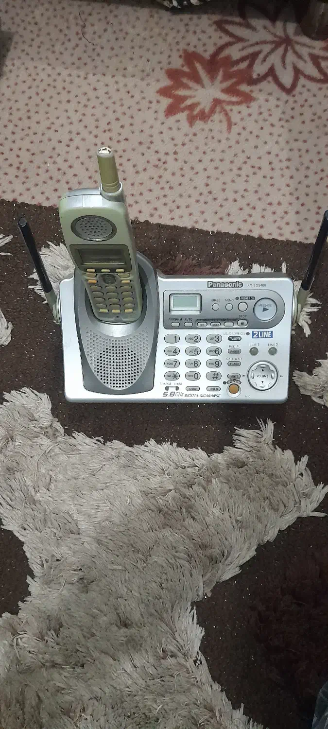 تلفن بیسیم پاناسونیک  کارکرد|تلفن رومیزی|قرچک, باقرآباد|دیوار