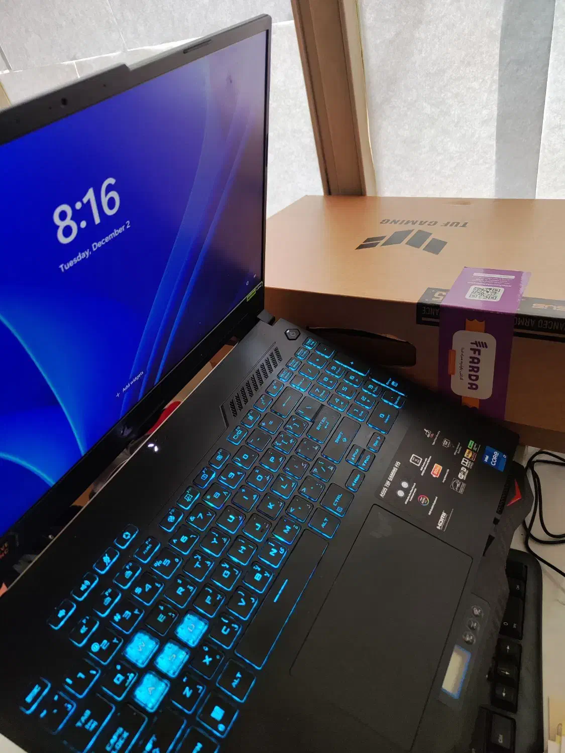 لپ‌تاپ تاف F15 گیمینگ rtx4050 کمترین قیمت|رایانه همراه|تهران, فردوس|دیوار