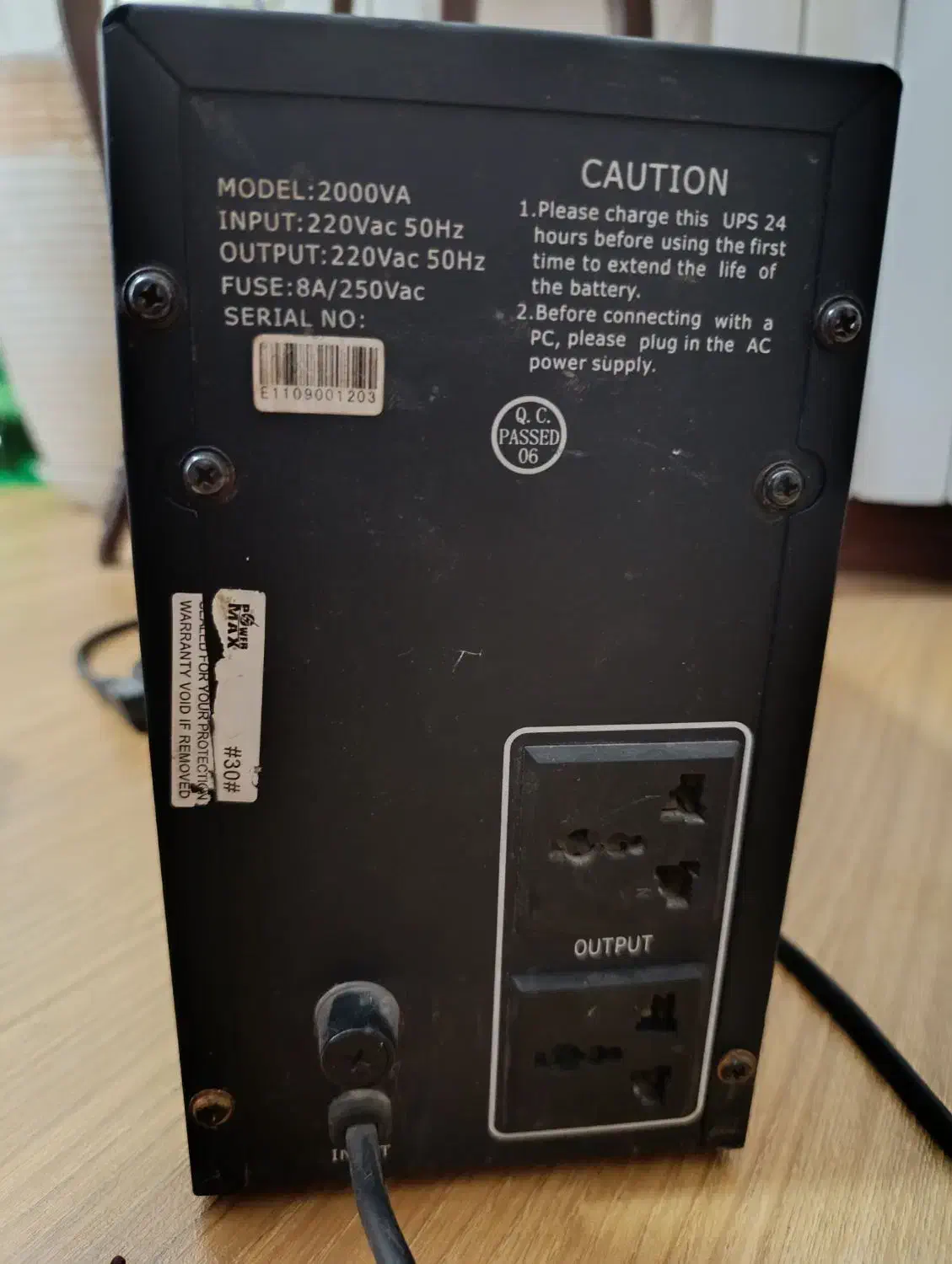 یوپی‌اس Power Max مدل 2000VA سالم|مودم و تجهیزات شبکه|تهران, شهرک غرب|دیوار