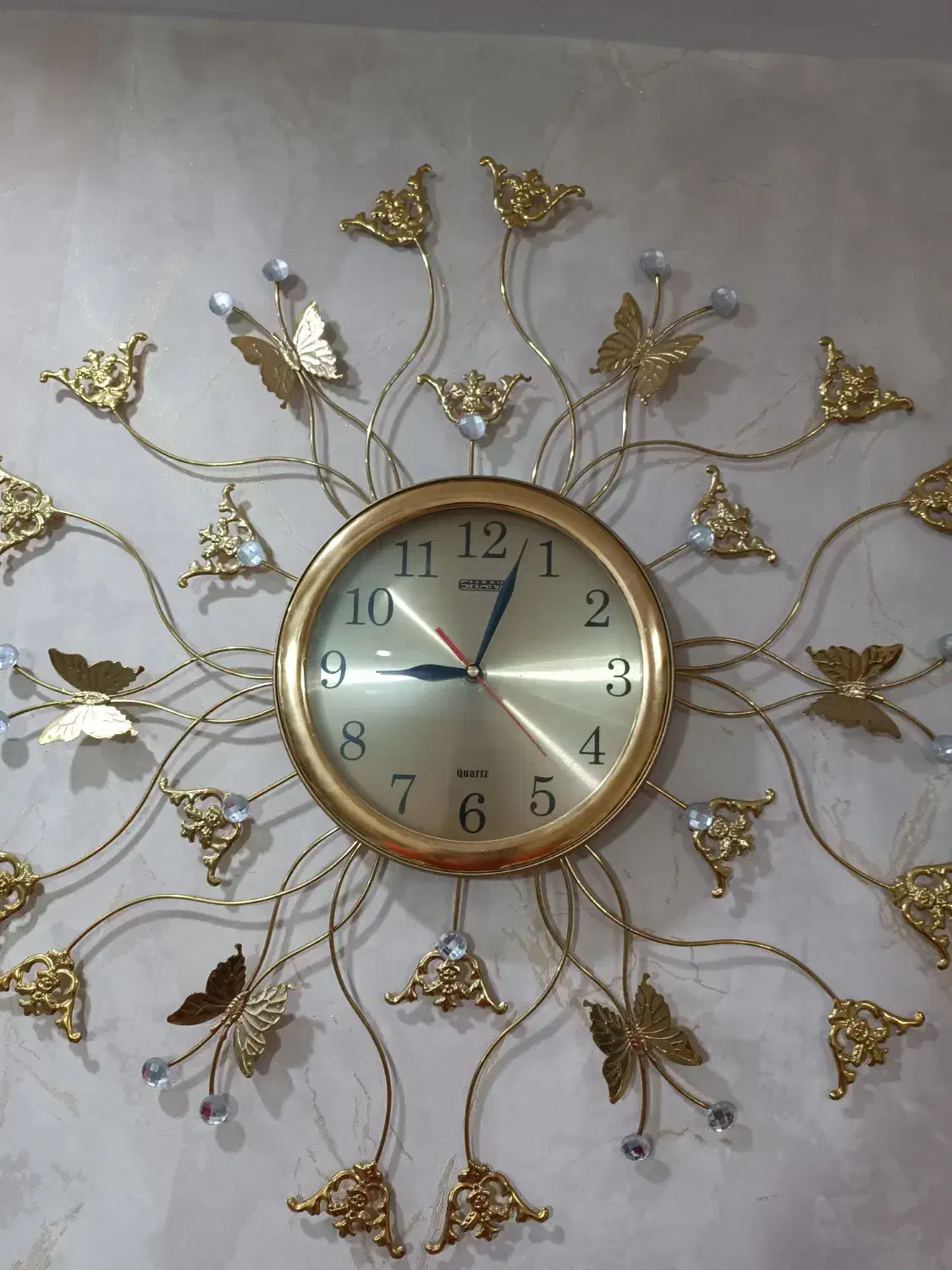 ساعت طلایی|ساعت دیواری و تزئینی|صفادشت, |دیوار