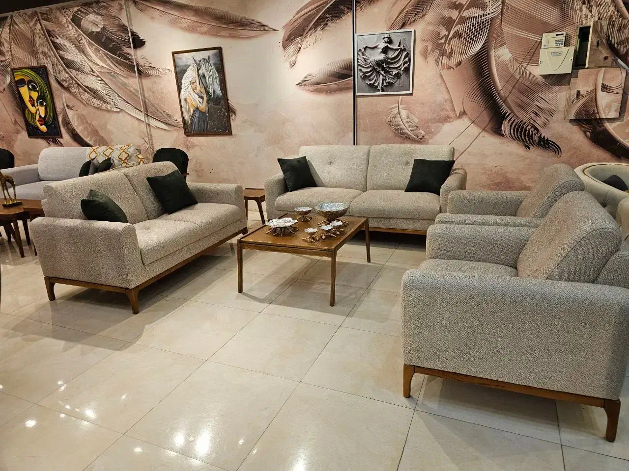 تولیدی مبلمان داریوش اقساط بدون سود مدل هانا|مبلمان خانگی و میز عسلی|بم, |دیوار