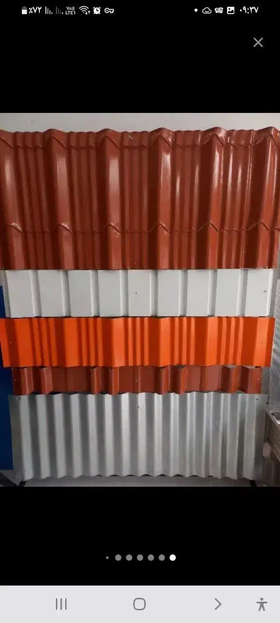 عرضه انواع ورق گالوانیزه . رنگی . کرکره . ساده|عمده‌فروشی|مشهد, کشاورز|دیوار