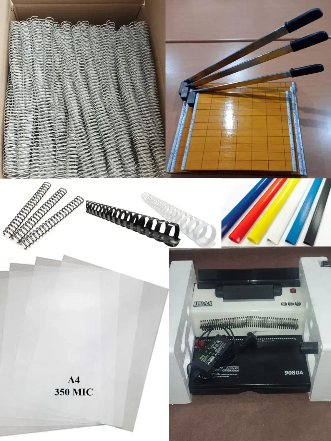 دستگاه پرس صحافی فنری پخش عمده طلق و فنر|خدمات رایانه‌ای و موبایل|قزوین, |دیوار