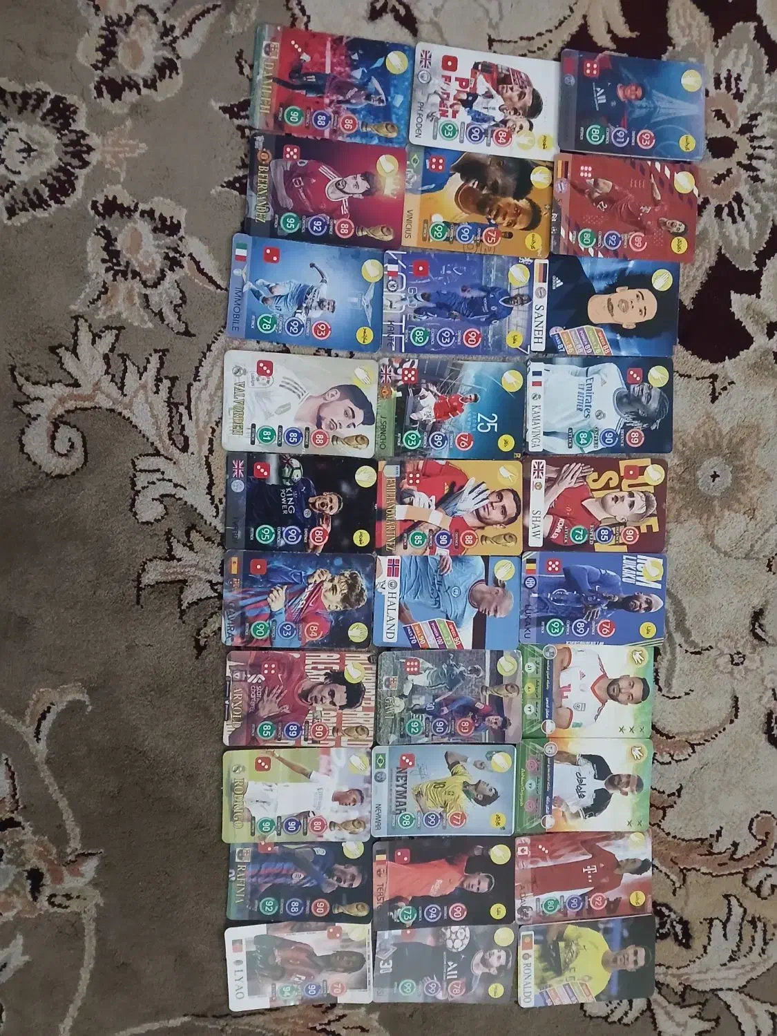 30عدد کارت فوتبالی|اسباب‌‌بازی|بابل, |دیوار