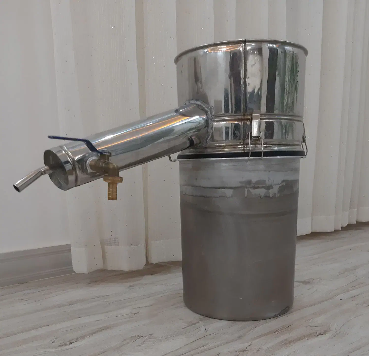 عرق گیر گلاب گیر۲۰ لیتر لوله بلند|ظروف پختوپز|خرمدره, |دیوار