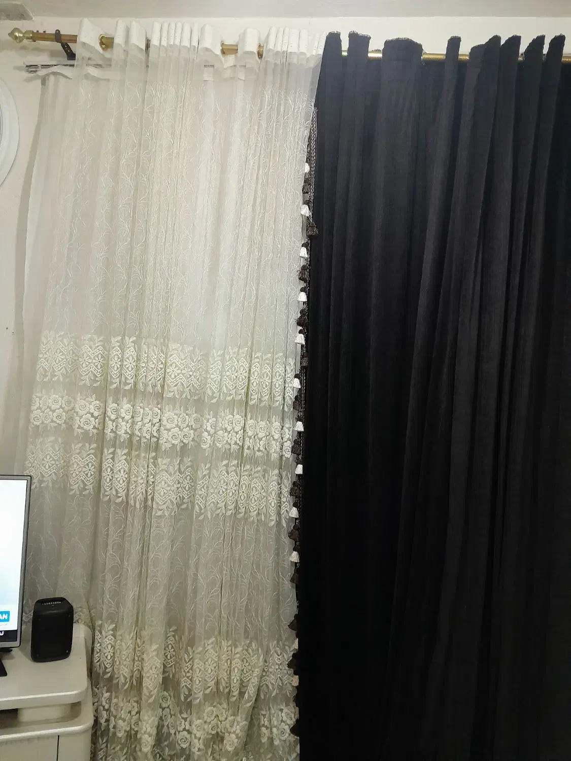 پرده شیک|پرده، رانر، رومیزی|مسجد سلیمان, |دیوار