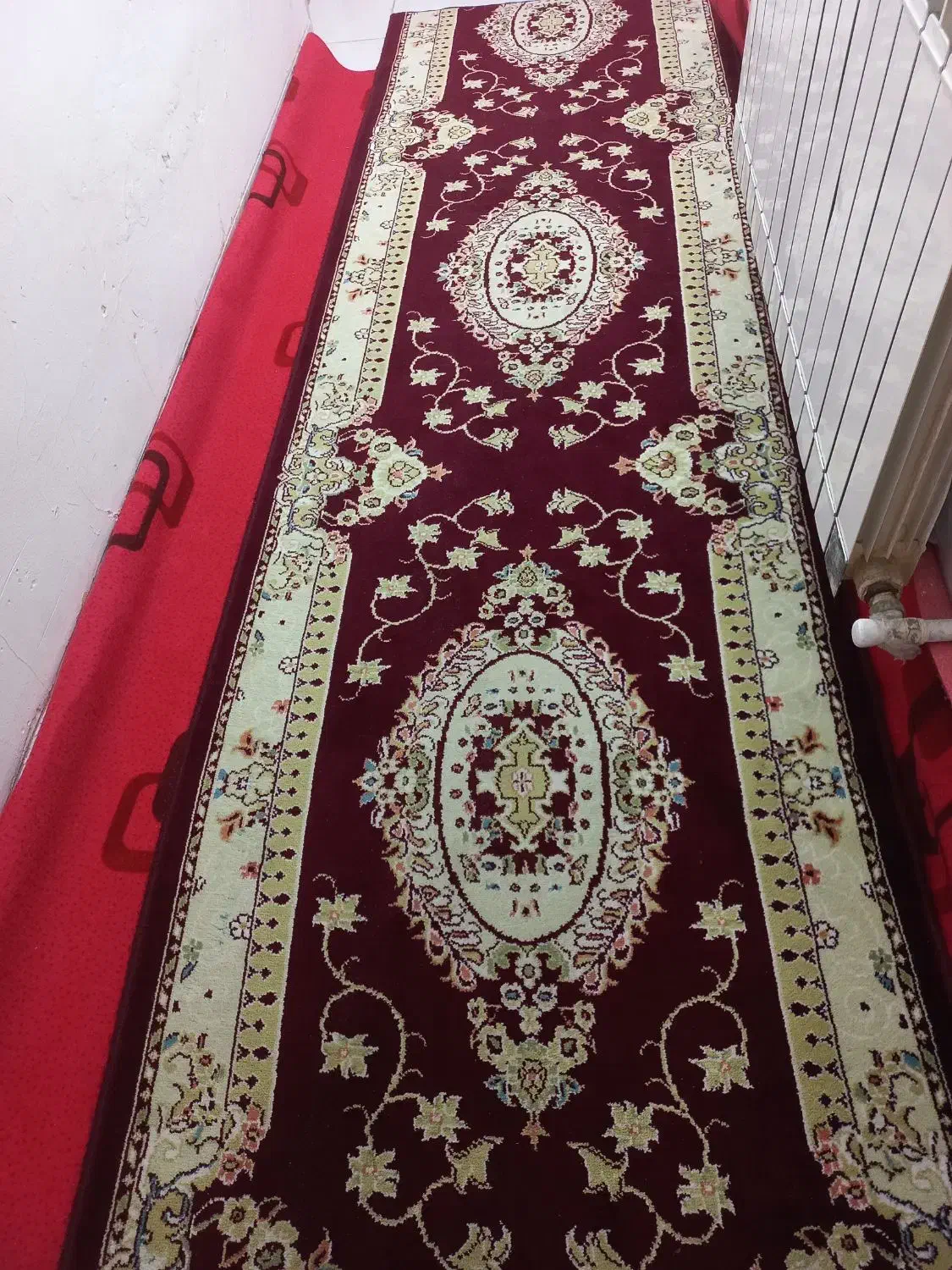 فرش‌کناره ۳متری|فرش|سنندج, |دیوار
