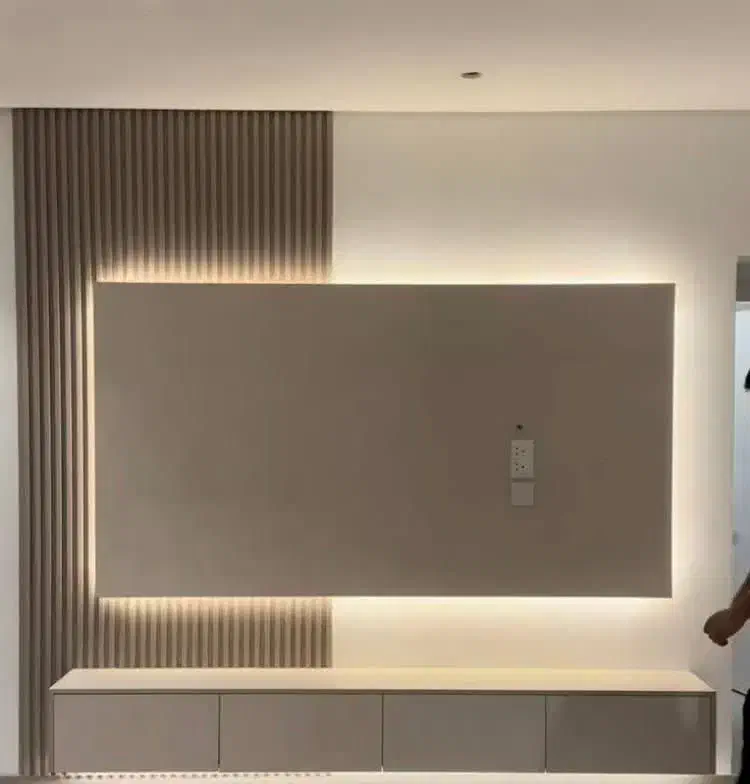 تی وی وال اجرایی تخصصی یک روزه با طراحی خاص|میز تلویزیون|گلبهار, شهر جدید گلبهار|دیوار