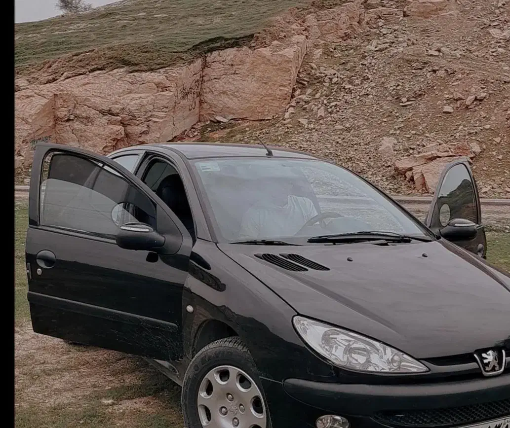 206 مشکی|خودرو سواری و وانت|مسجد سلیمان, |دیوار