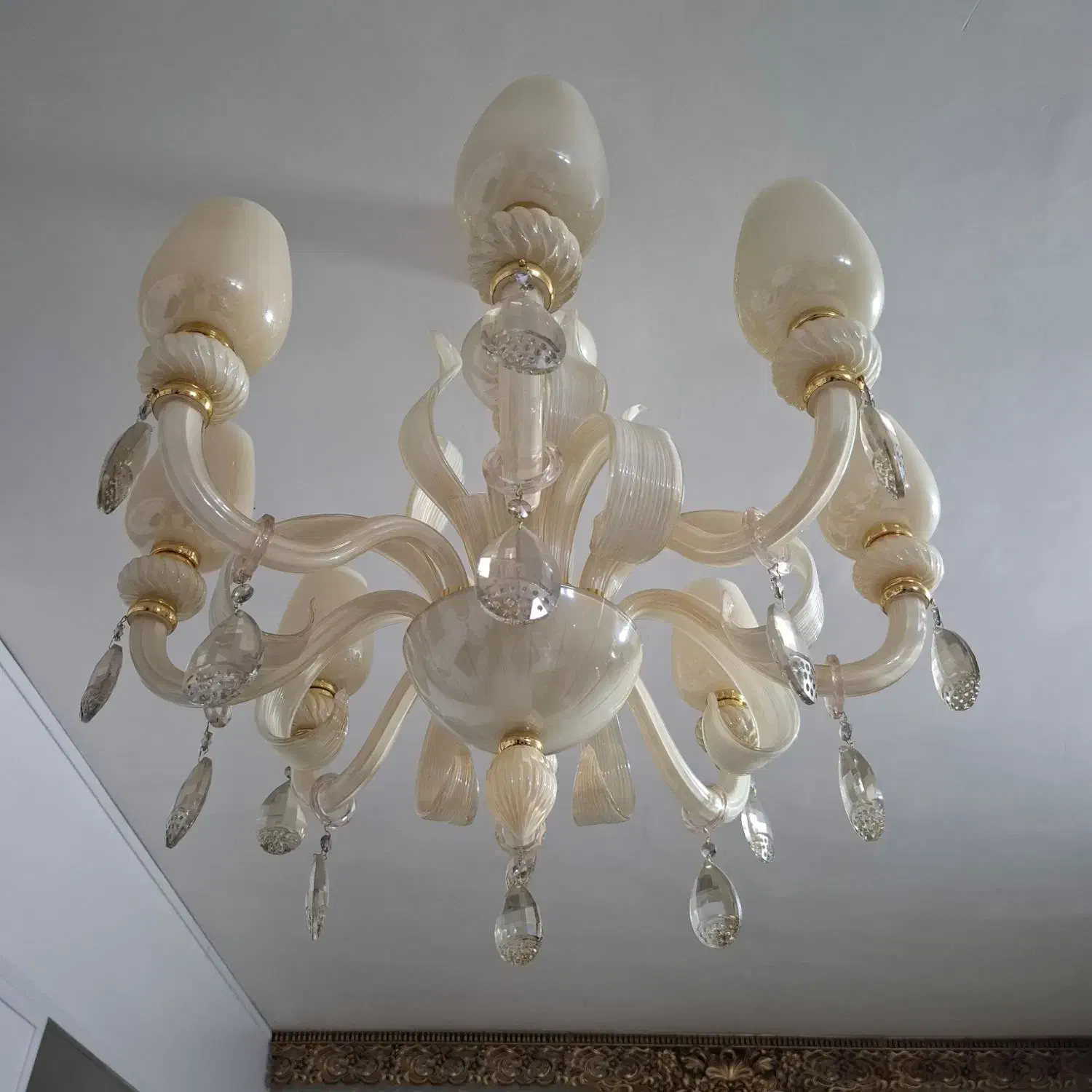 لوستر کریستالی نو|حراج|قزوین, |دیوار