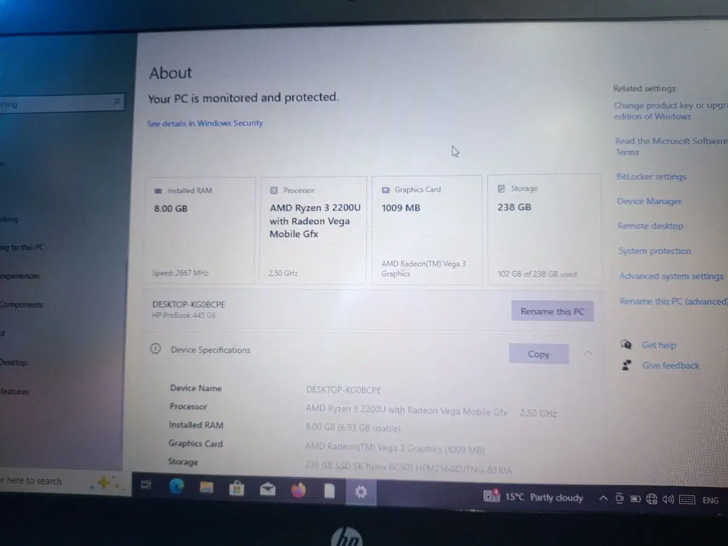 لپتاب hp نسل 8 probook|رایانه همراه|زاهدان, |دیوار