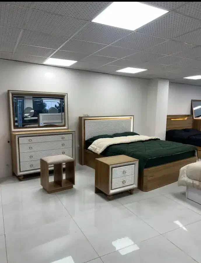 تخت خواب مدل ویانا سرویس کامل|تخت و سرویس خواب|مشکیندشت, |دیوار