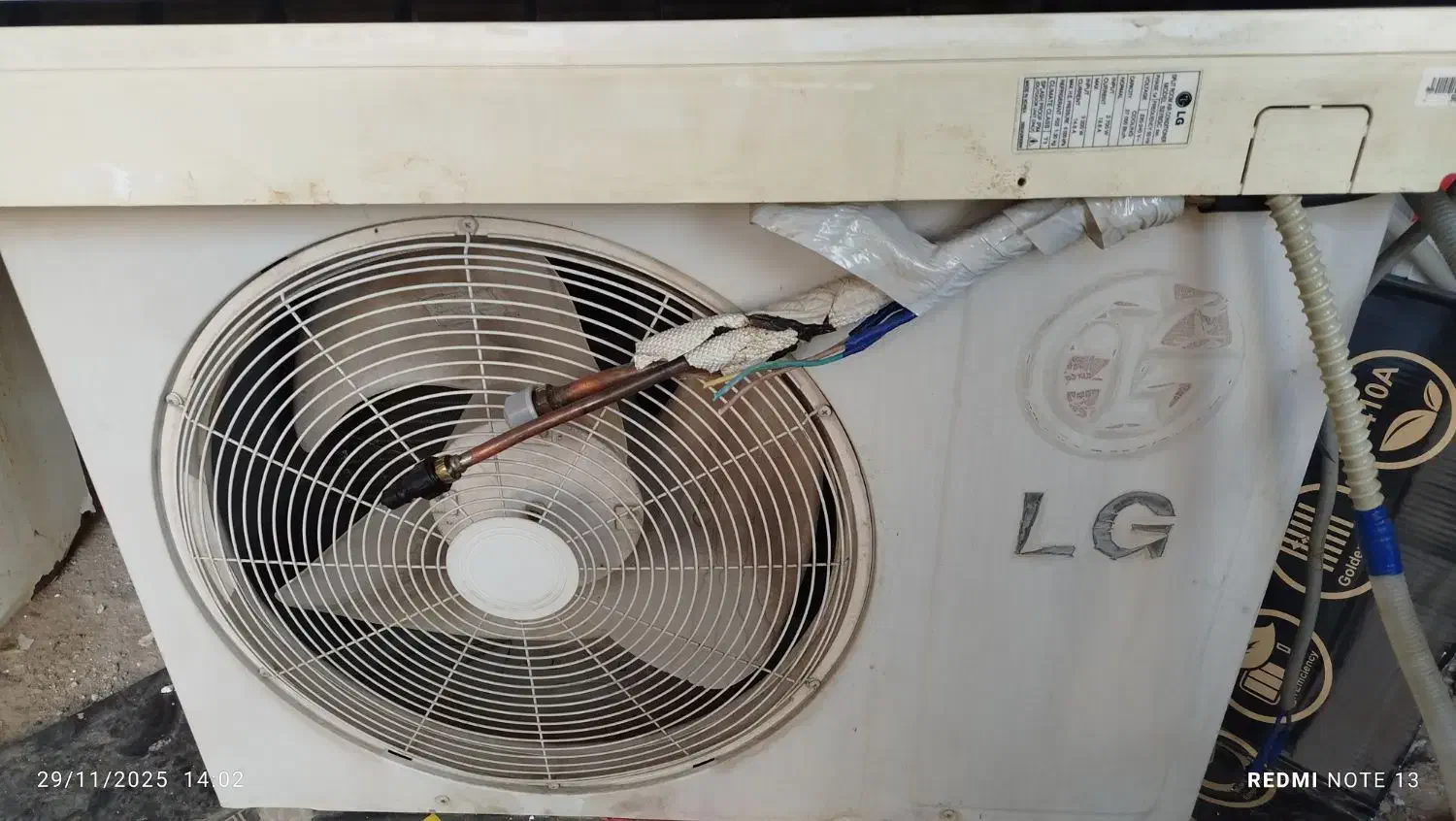 کولر گازی الجی کره ای اصل 25000|کولر گازی و فن‌کوئل|مشهد, چهاربرج|دیوار