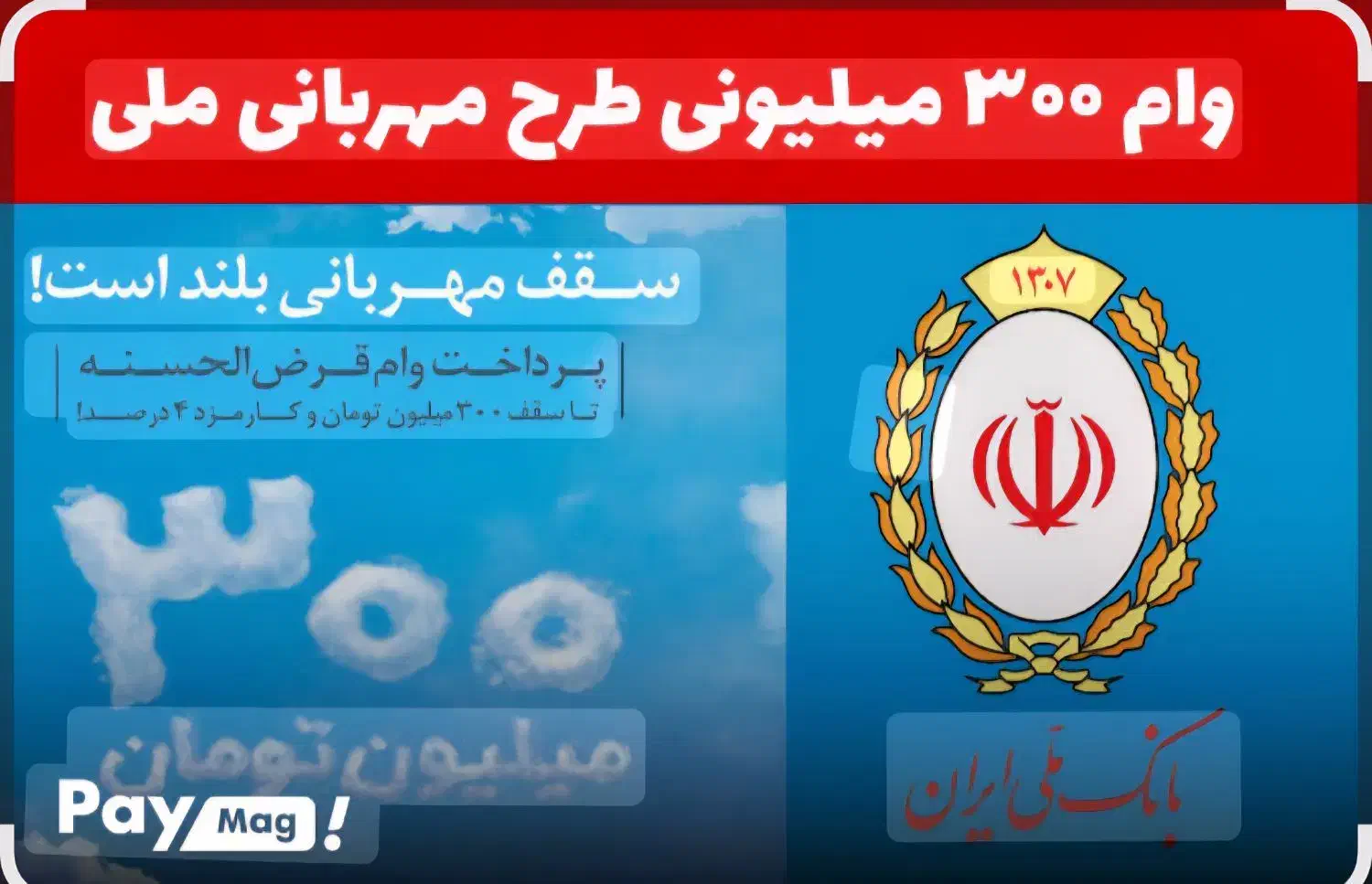 امتیاز وام مهربانی ۳۰۰ میلیونی(شخصی)|خدمات مالی، حسابداری، بیمه|تهران, بلوار کشاورز|دیوار