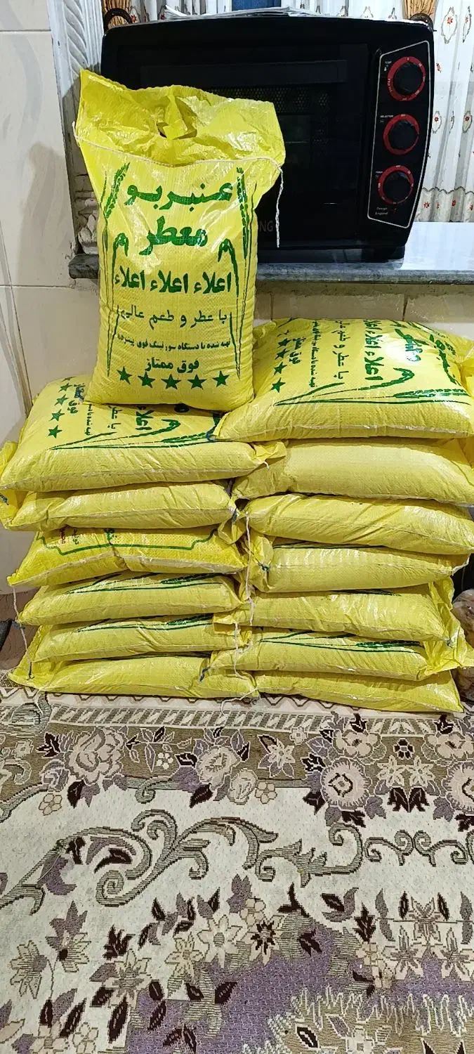 برنج عنبر بو درجه یک بشرط پخت|خوردنی و آشامیدنی|رامهرمز, |دیوار