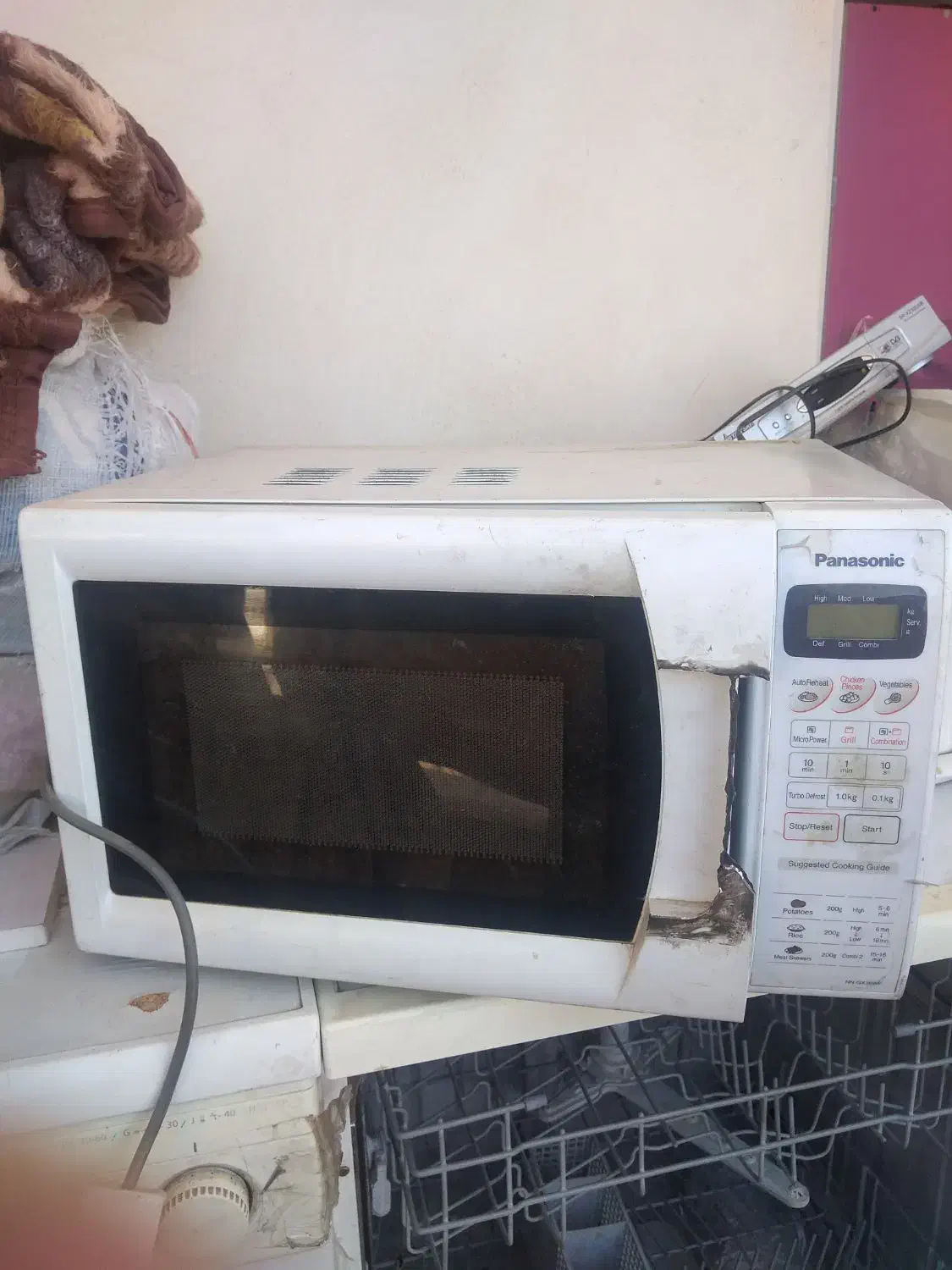 ماکرو ویو پاناسونیک|اجاق گاز و لوازم برقی پخت‌وپز|پرند, فاز ۴|دیوار